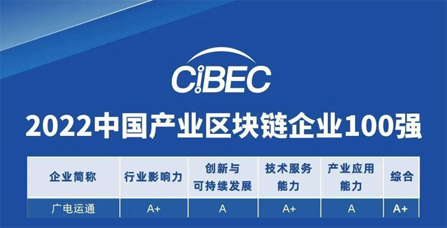釋放發(fā)展新動能，廣電運通區(qū)塊鏈領(lǐng)域獲多項榮譽